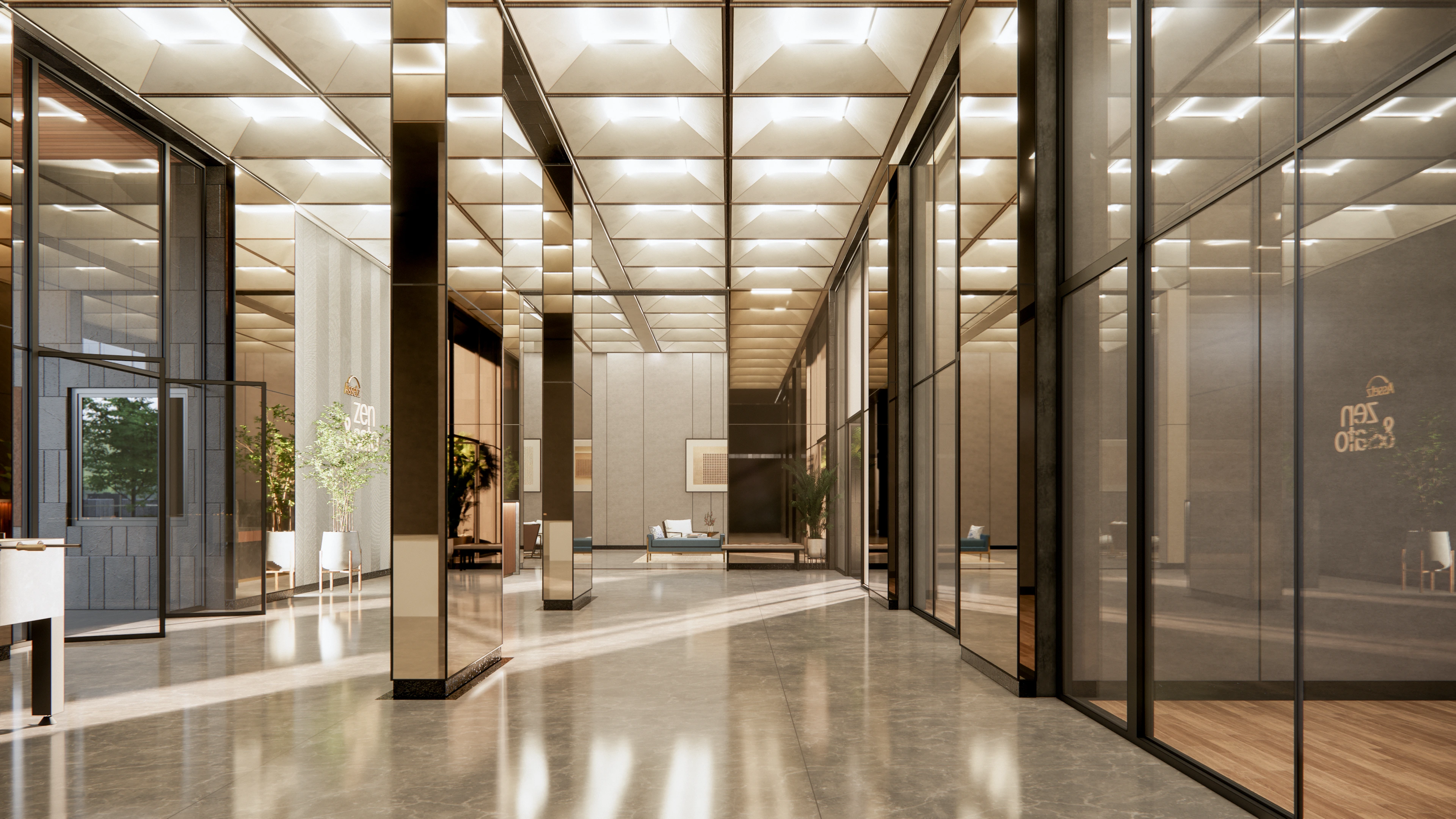 Lobby arrival lounge
